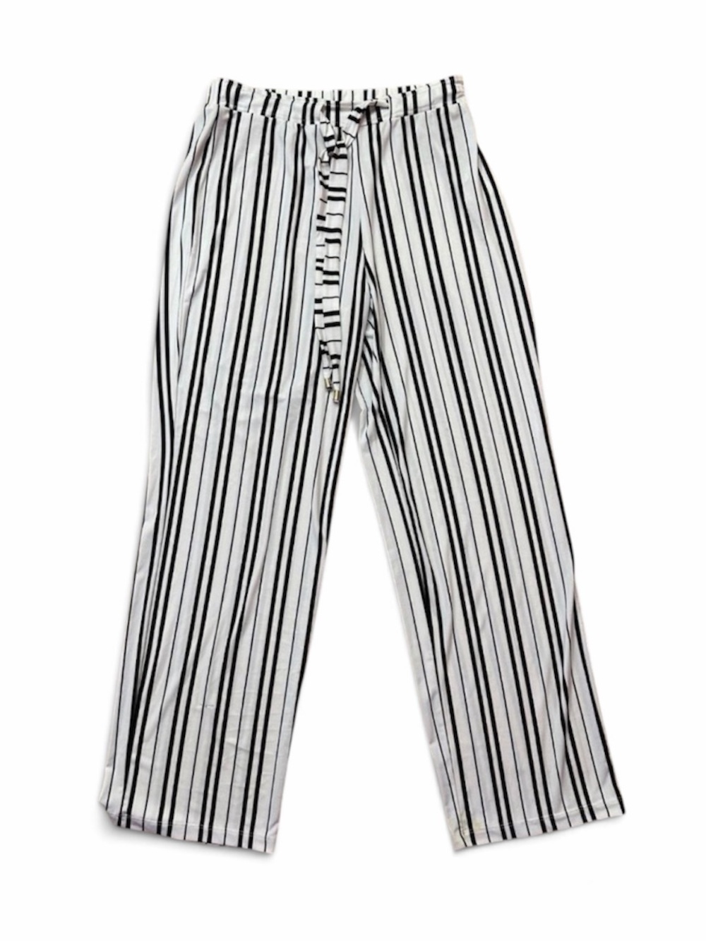 Ellen Tracy Drawstring Striped Pants